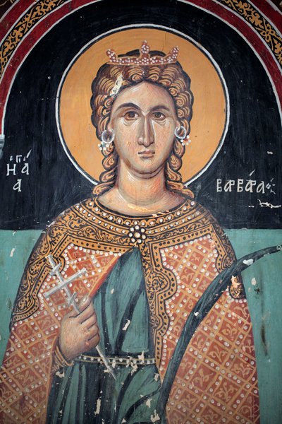 Byzantine Fresco from the 15th Century by Unbekannt Unbekannt